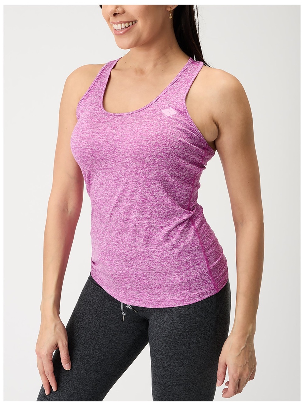 Rabbit EZ Tank Purple Orchid Racerback Running Tank M - Picture 2 of 10